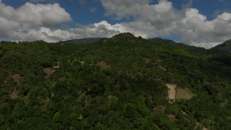 Aerial-view-of-Presa-de-Valdesia-nature-of-mountains-and-forest