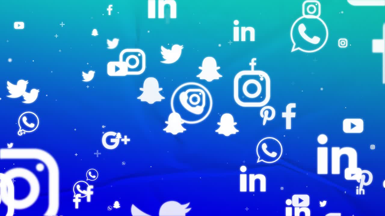 el fondo del icono social 4k