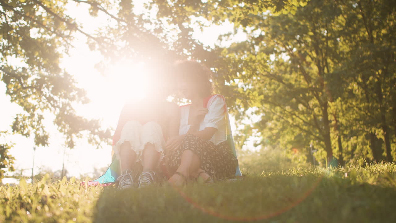 자랑스러운 발을 가진 커플