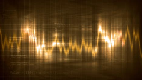 abstract code background with waves