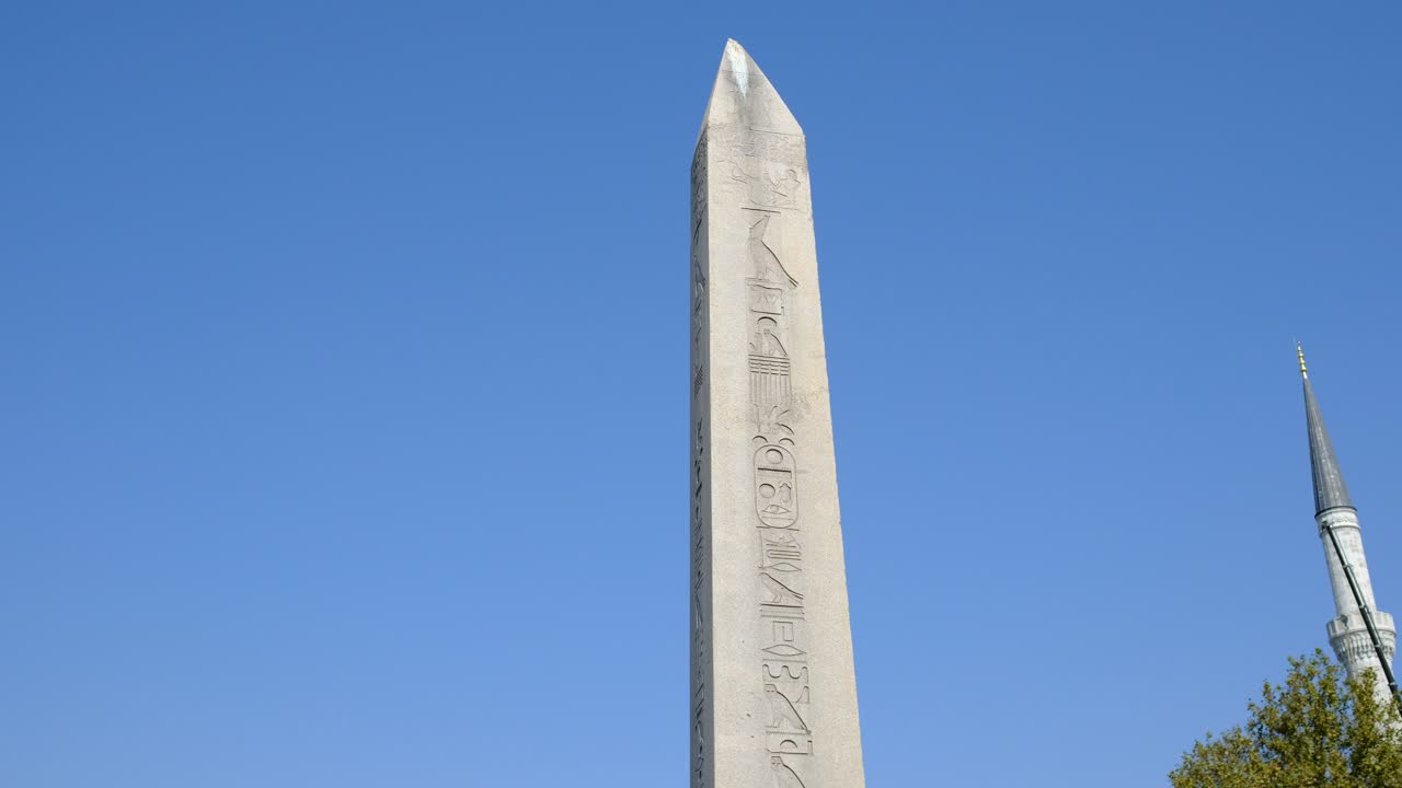 이스탄불 터키 히포드롬 오벨리스크 콘스탄티누스 성벽 오벨리스크 술탄아메트