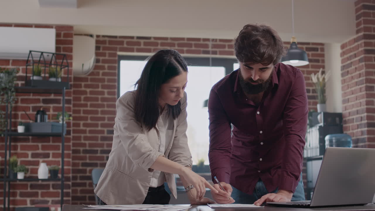 Little girl coming back from school at mother workplace