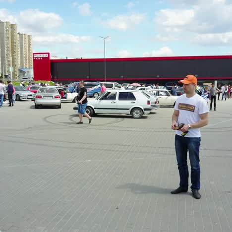 coche deportivo con control por radio