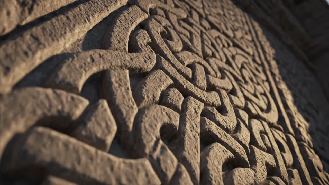 Detailed Stone Carving Art