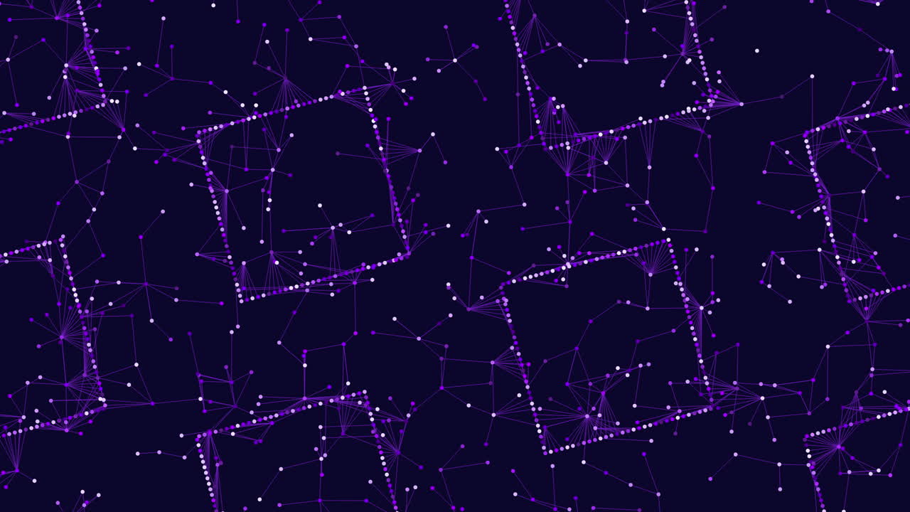 Geometric purple square and rectangle pattern