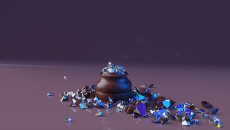 broken crystal pot