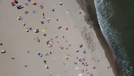 Top-view-of-a-Beach-in-Porto