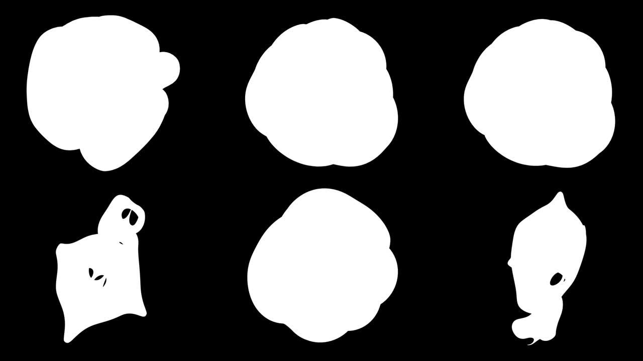 패션 모션 디자인 3d 크리에이티브 루프 애니메이션