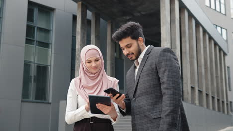 business collaboration outdoors