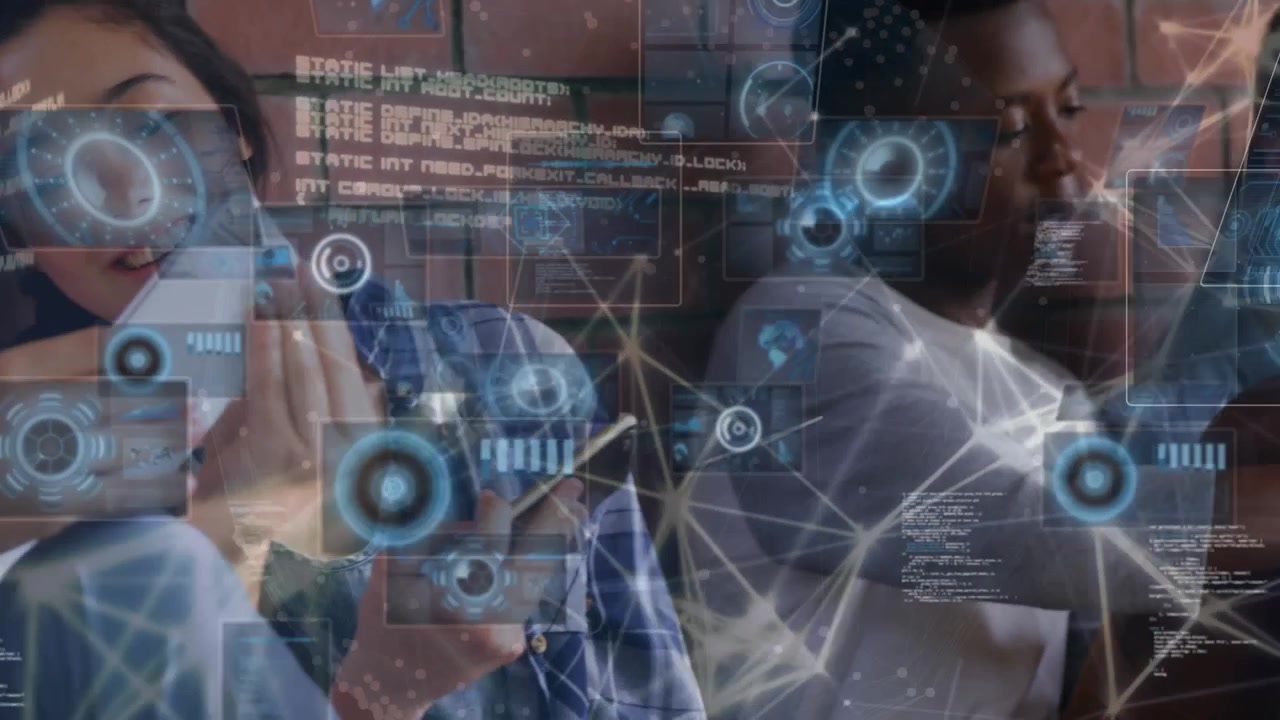 Animation of data processing over diverse students using smartphones