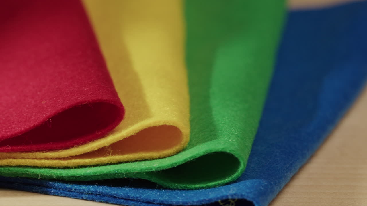 Colorful Felt Fabrics