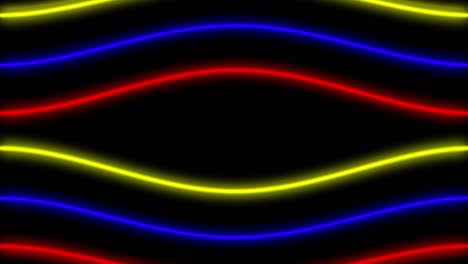 neon line illumination animation motion graphics