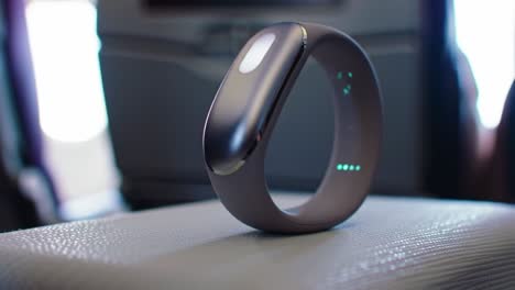 stylish gray fitness tracker