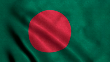 4k seamless loopable flag of bangladesh