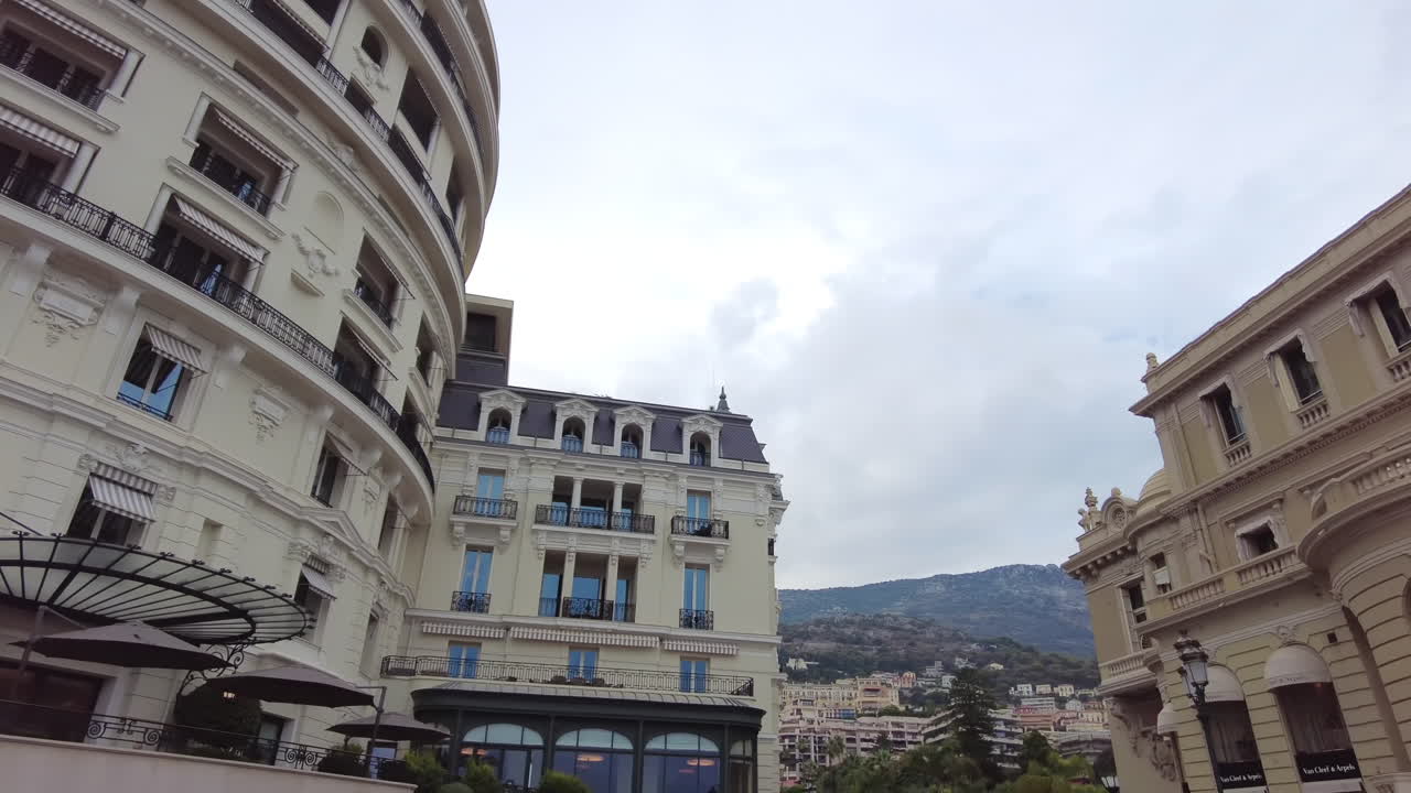 Street view of the Hotel de Paris Monte-Carlo in Monaco