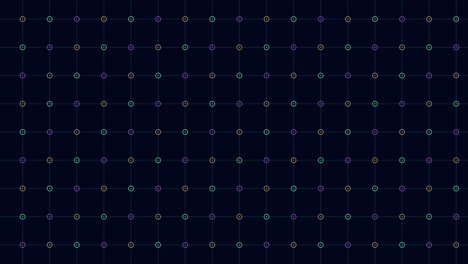 Rings-and-dots-pattern-with-neon-color