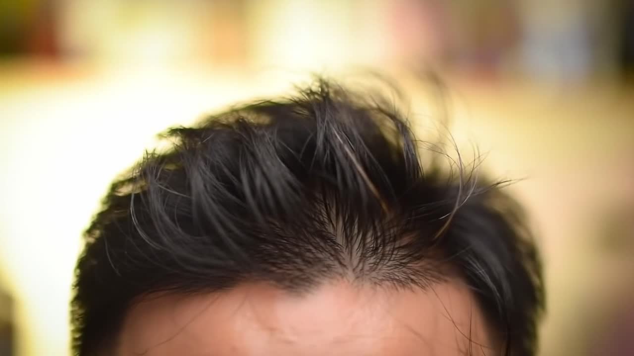 This tutorial showcases various hair styling techniques to achieve a sleek and polished appearance. The demonstration occurs in a well-lit indoor space, highlighting effective tools and methods.