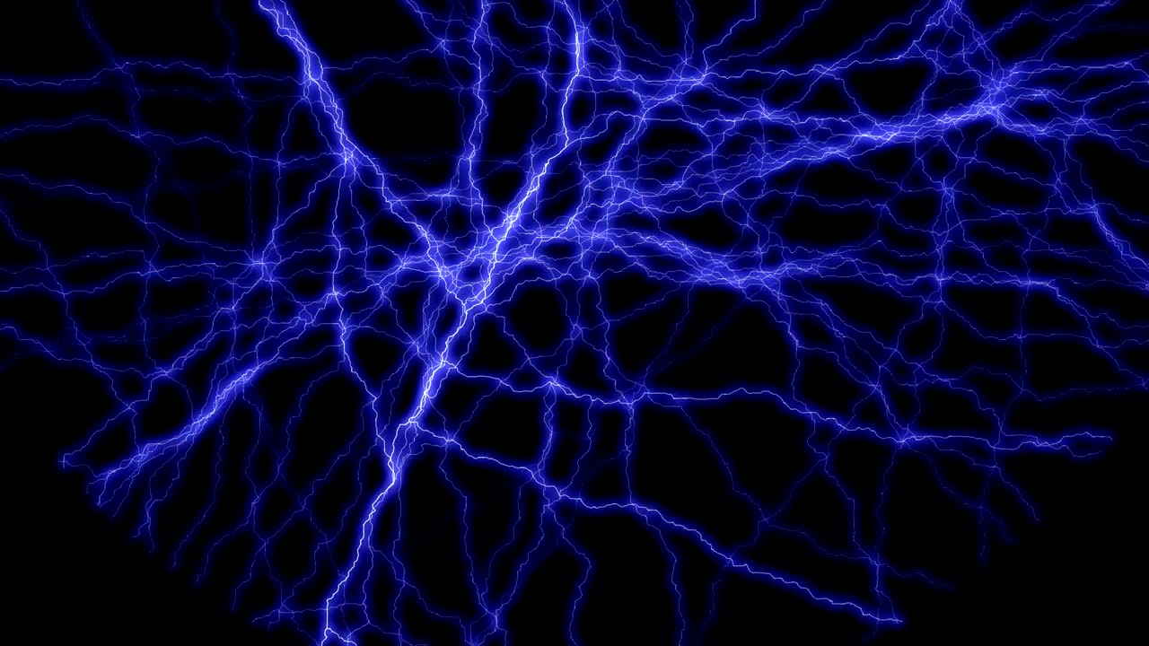 Electricity or plasma crackling.