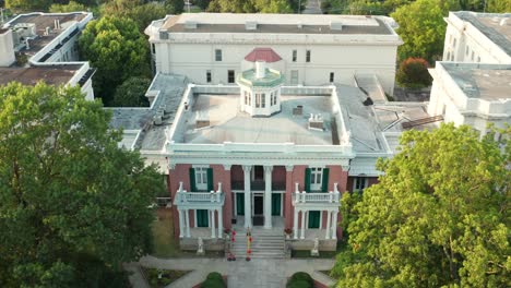 historic belmont mansion on university campus in nashville, tn