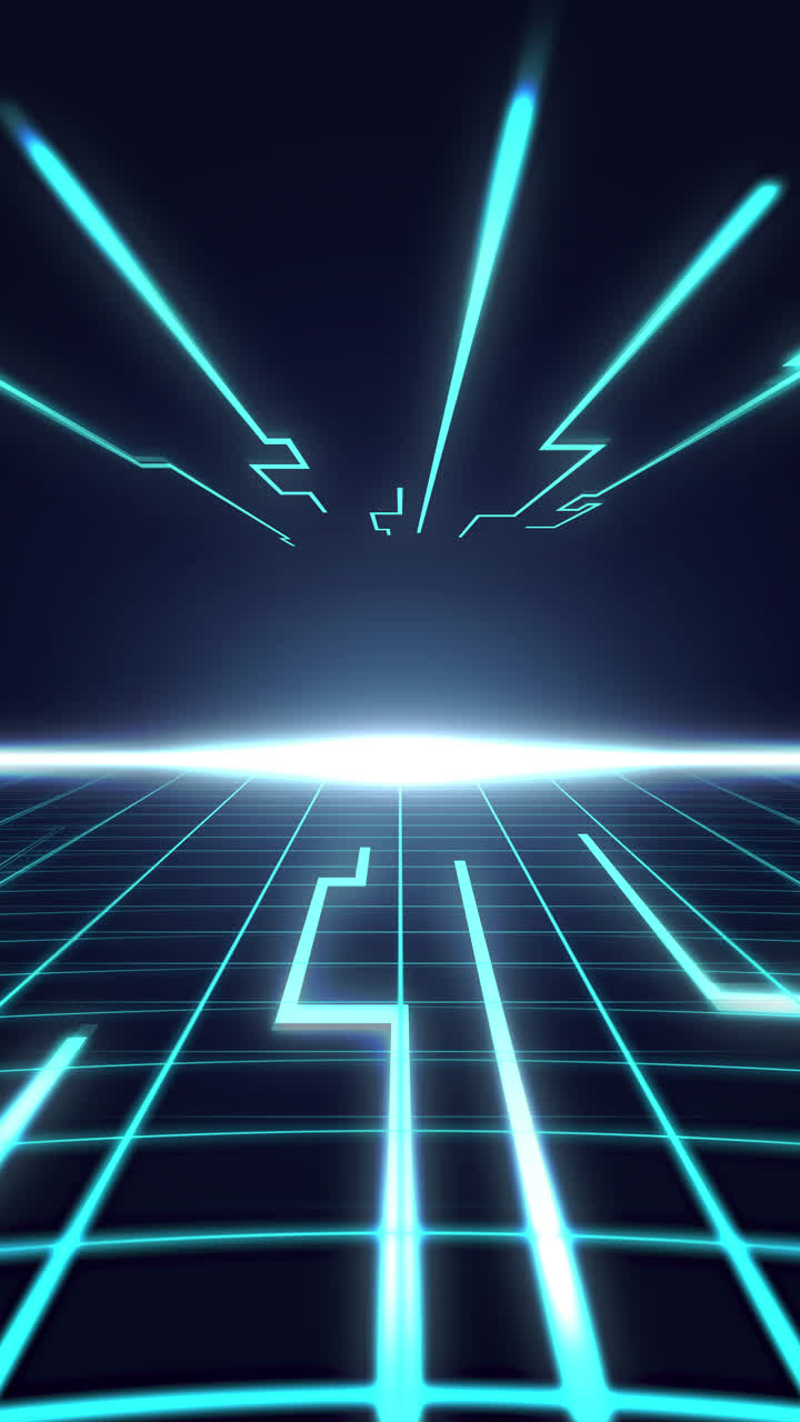 Futuristic Digital Grid Background