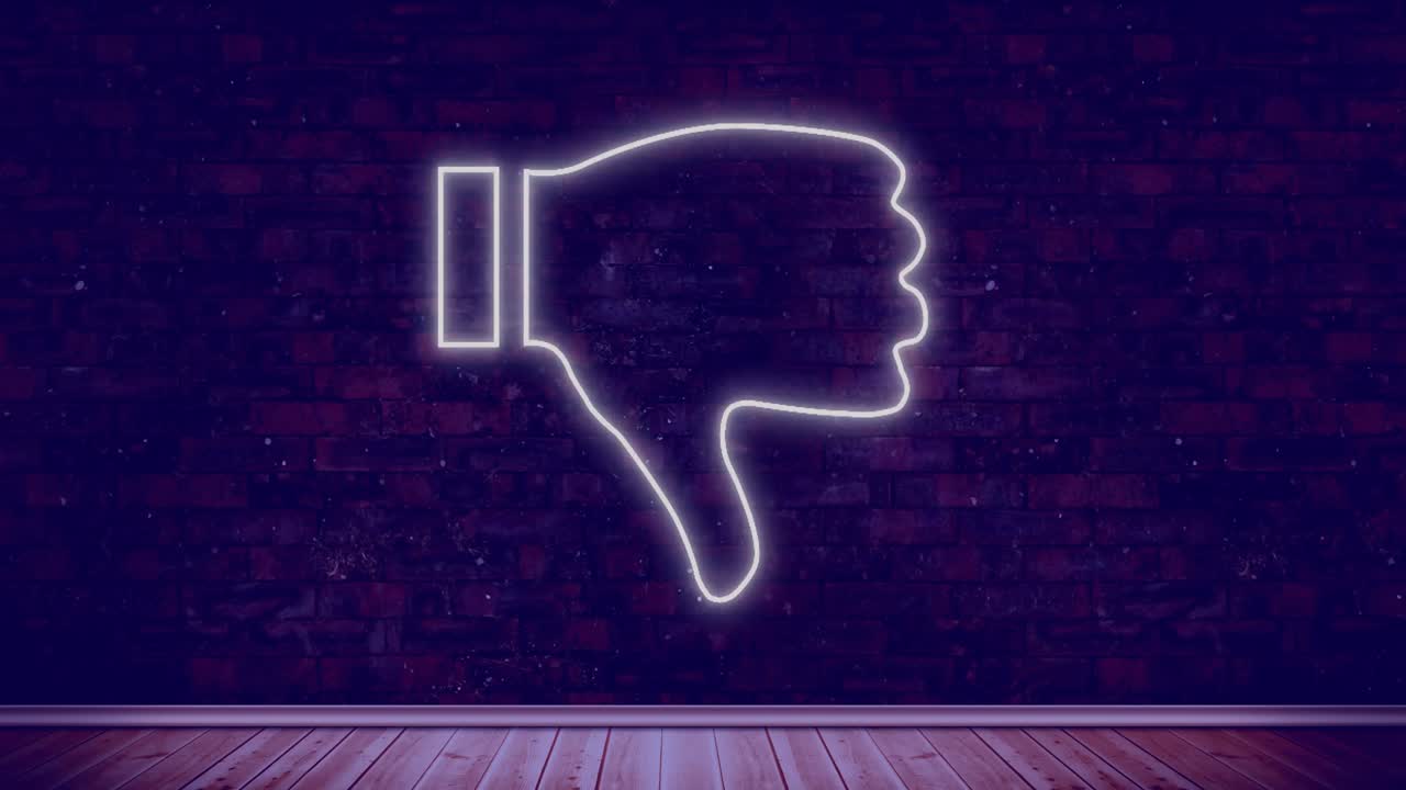 signo de neón con flecha en la pared de ladrillo 4k