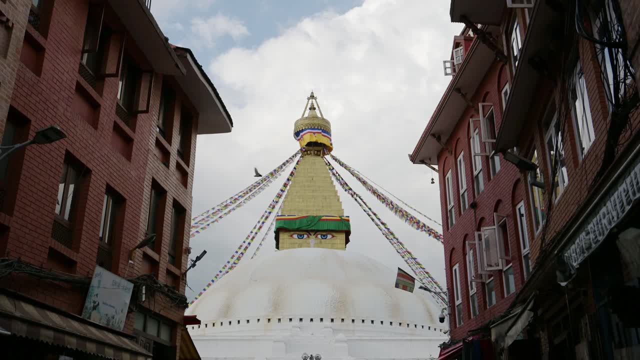 Kathmandu Buddhist Temple in Nepal, Famous Buildings in Kathmandu for Buddhism, Old Historic Buildings in Kathmandu City Centre