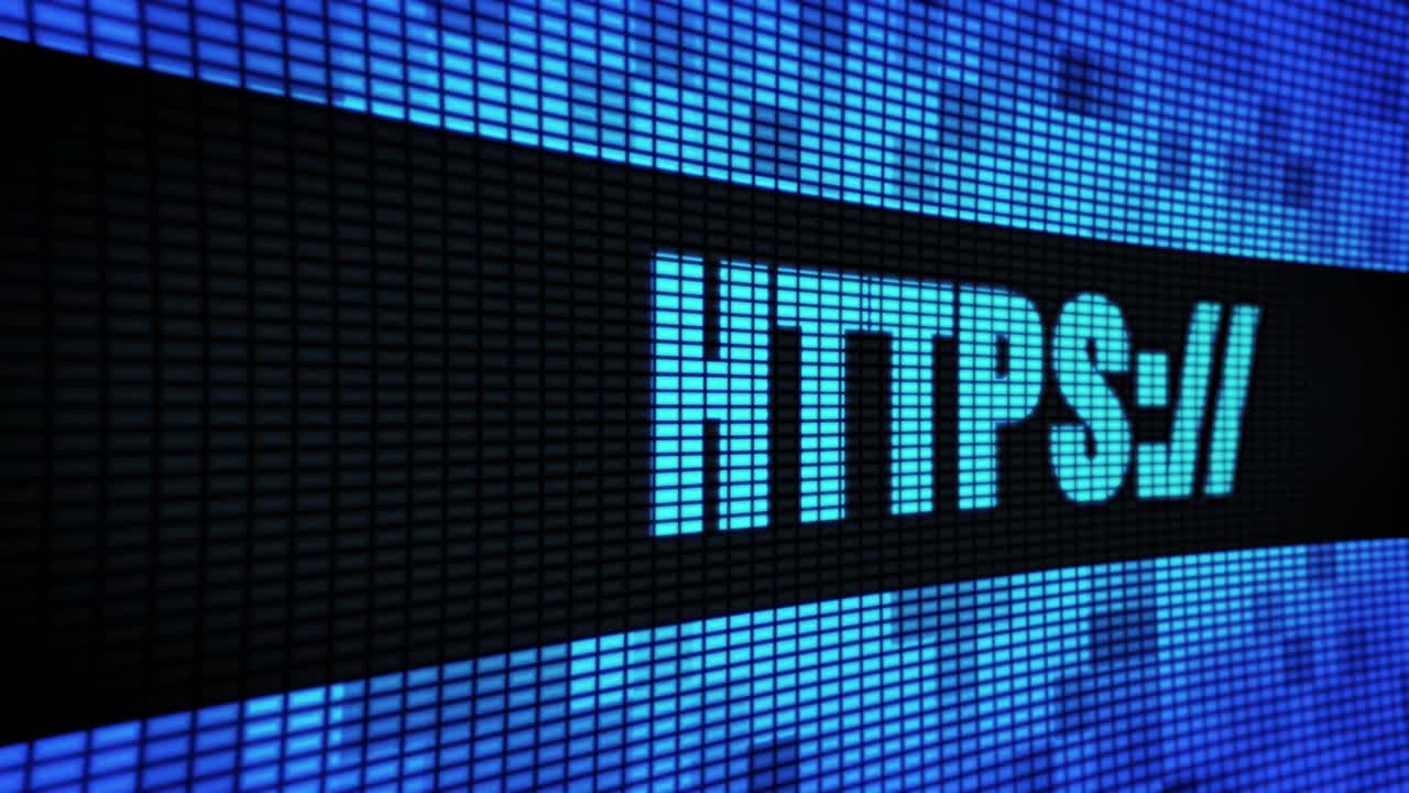 HTTPS and its importance on a digital display