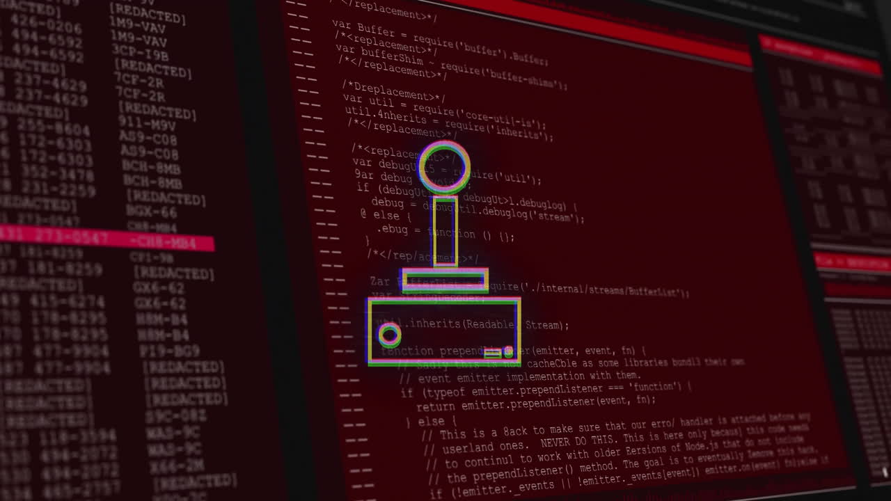 Animation of gamepad over data processing