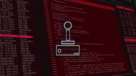 Animation of gamepad over data processing