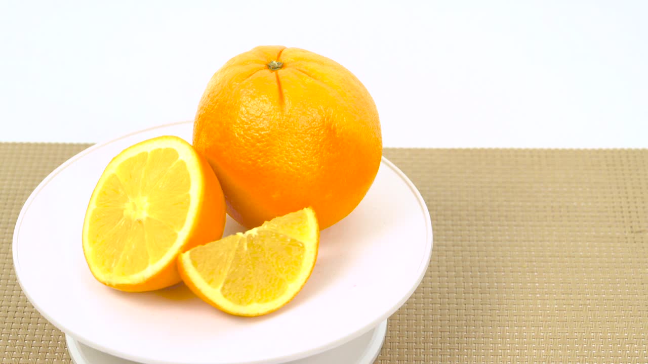 naranjas frescas en rotación