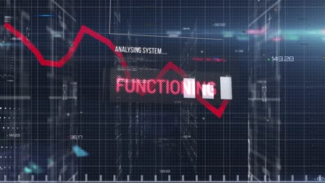 Animación-Del-Procesamiento-De-Datos-Sobre-Fondo-Negro