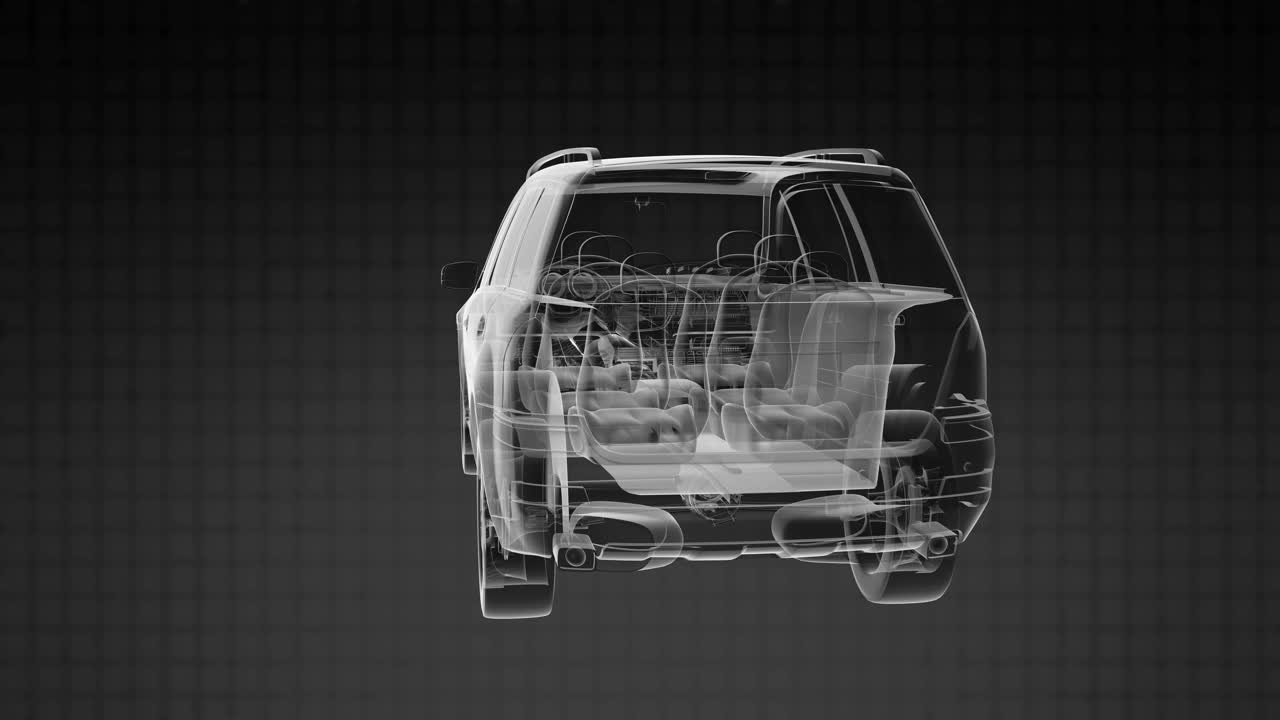 el auto gira el bucle.