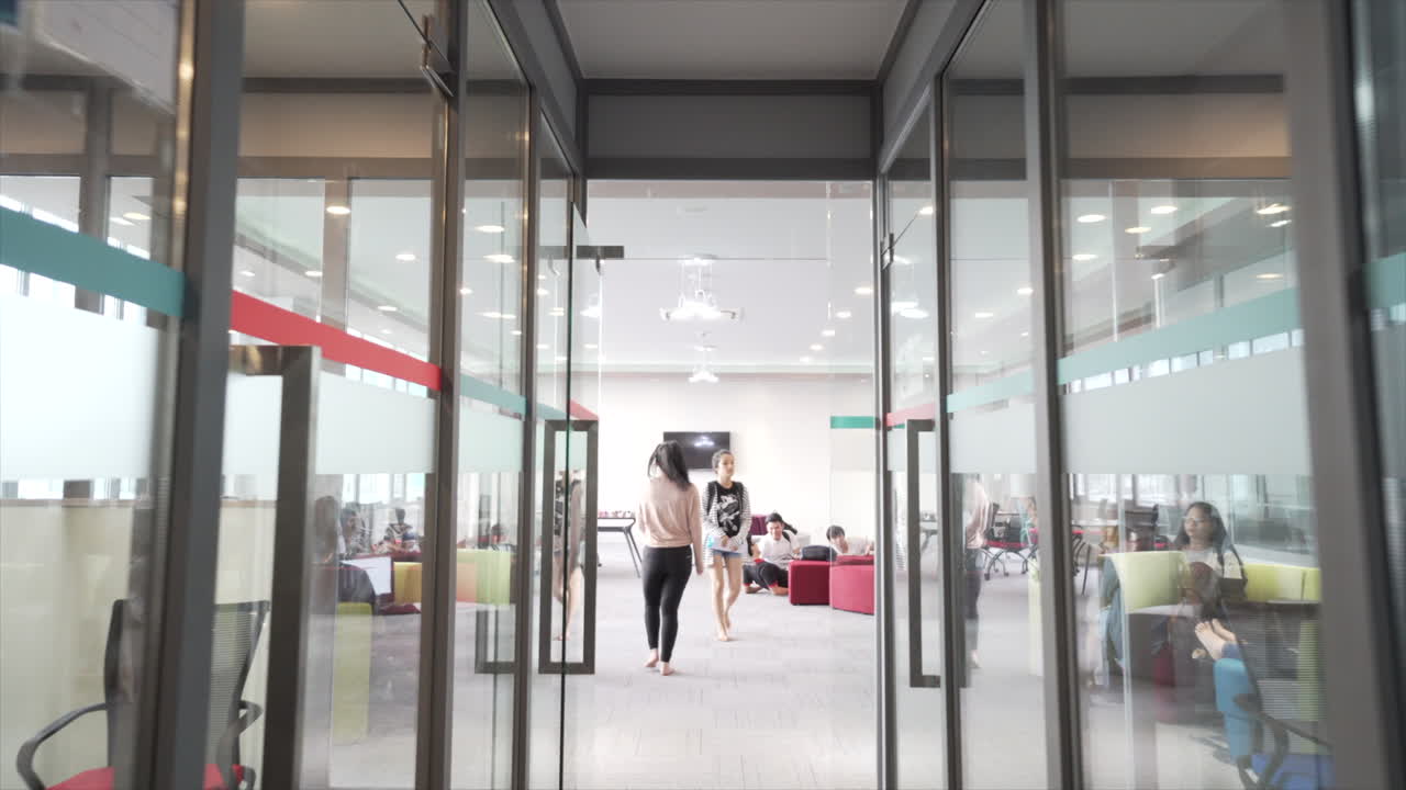 Study hall are where students congregate