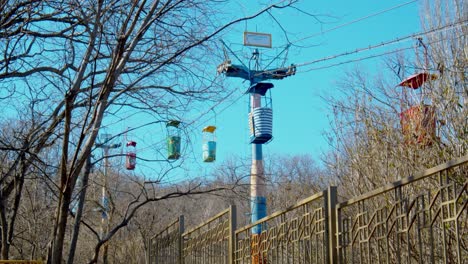 Alte-Sowjetische-Seilbahn-In-Odessa,-Bunt-Und-Vielleicht-Gefährlich