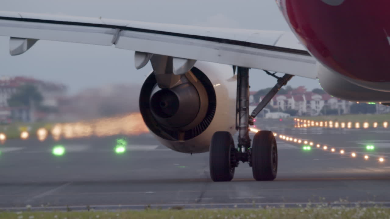 Aterrizaje del avión