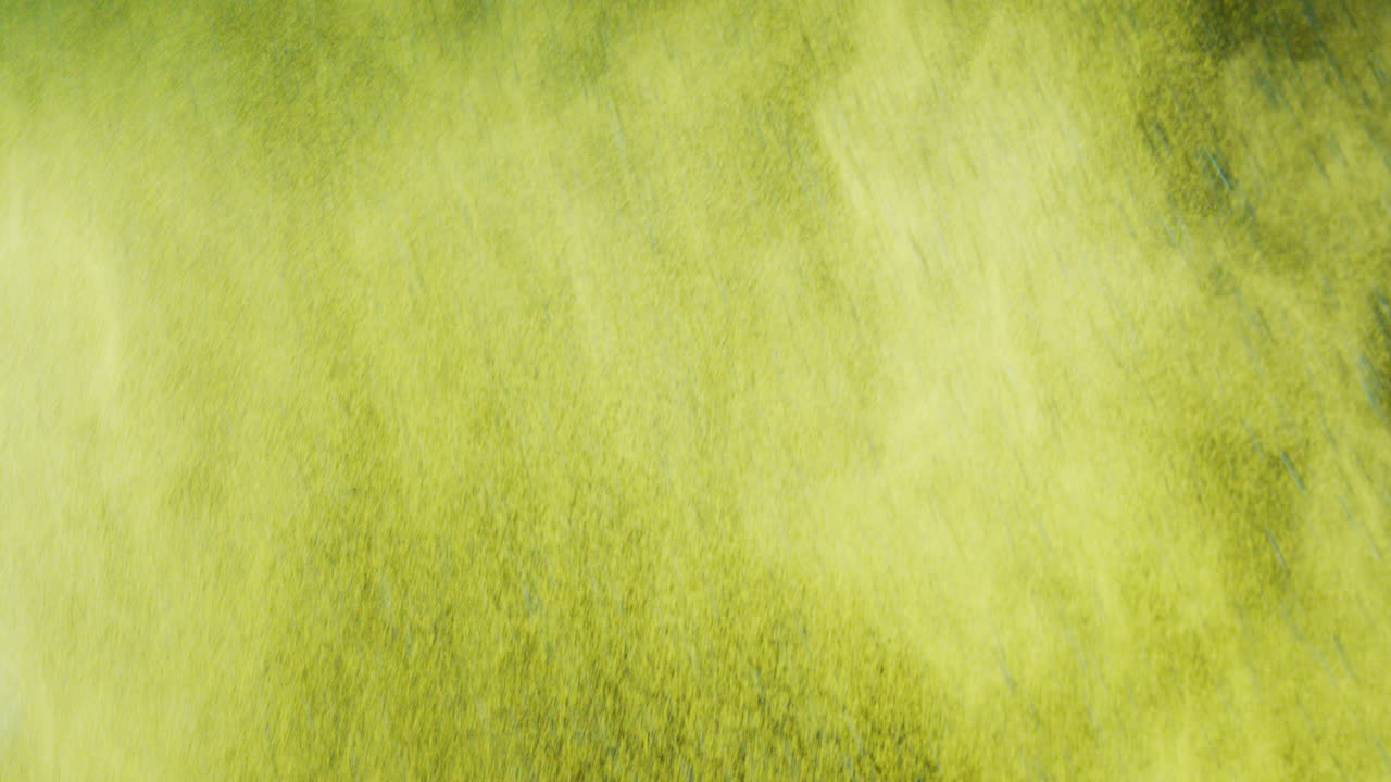 vídeo de polvos multicolores con espacio de copia sobre fondo negro