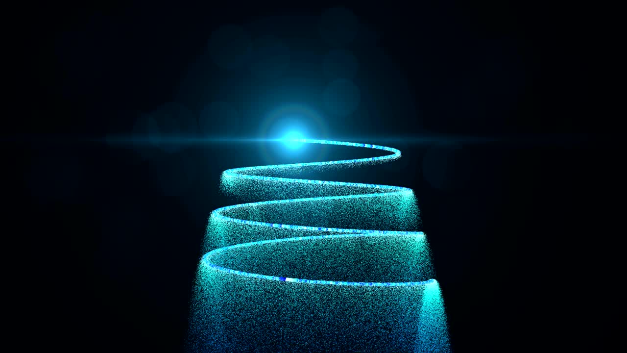 Christmas Tree Light Particles