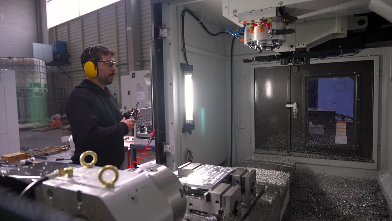 CNC Machining in a Factory