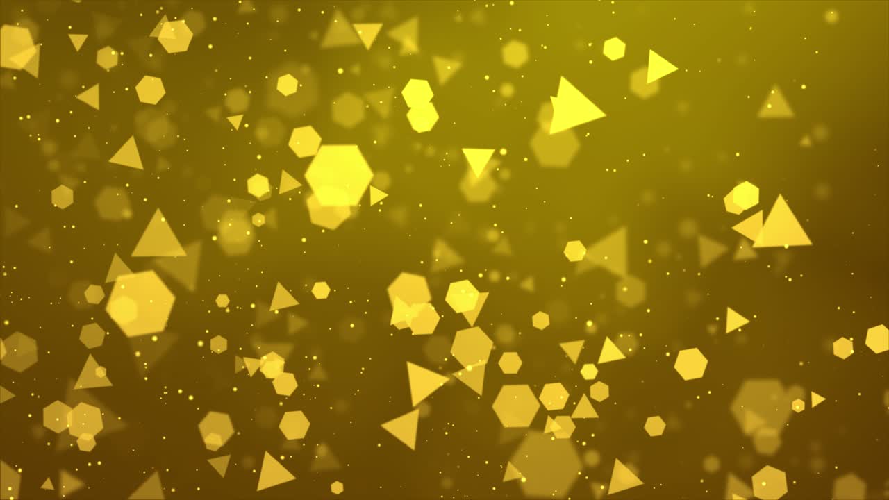 추상적인 금 기하학적 모양