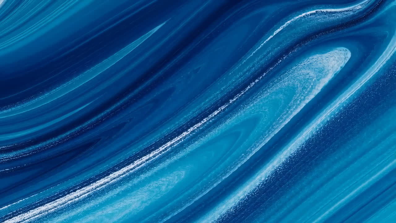 Abstract Blue Marble Swirl Pattern