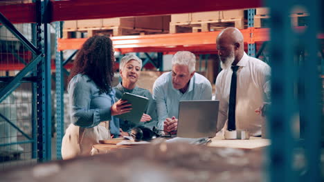 warehouse team meeting