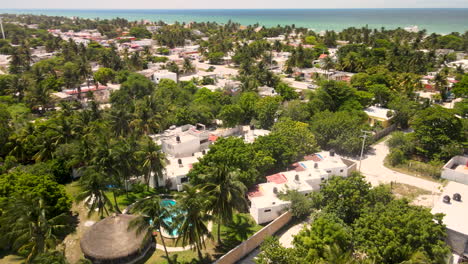 Rotationsansicht-Des-Pools-In-Yucatan,-Mexiko