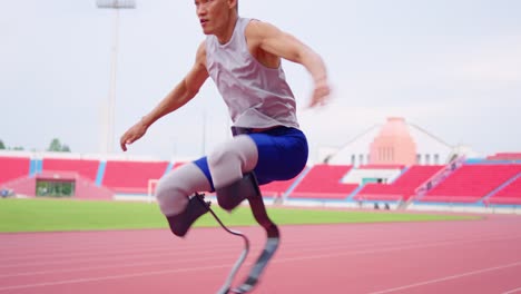 para athlete in action