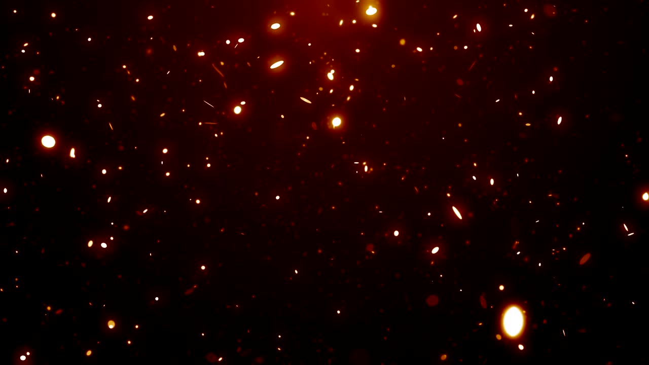 partículas de polvo abstracto luz bokeh títulos de movimiento bucle de fondo cinematográfico