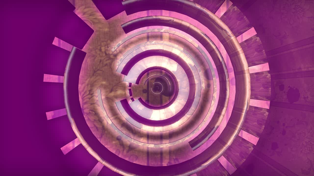 fondo con una espiral futurista haciendo un patrón.