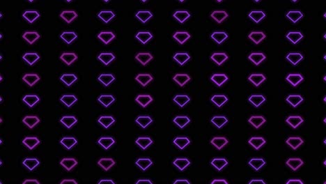 Neon-purple-retro-diamond-pattern