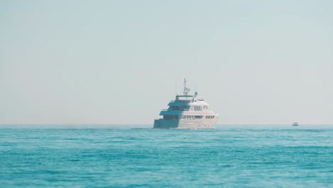 luxury yacht on the mediterranean sea