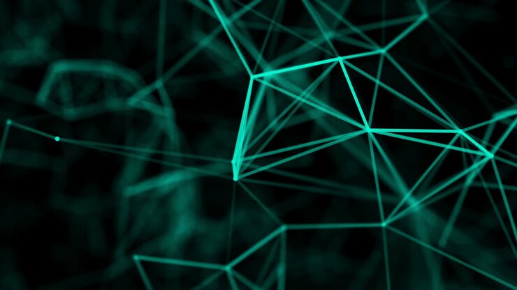 Abstract animated background great for science, physics, medicine, genetics, mathematics concepts