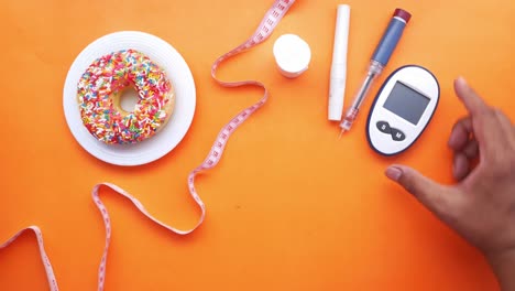 behandlung von diabetes und ungesunde ernährung