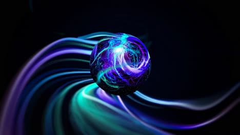 abstract cosmic sphere